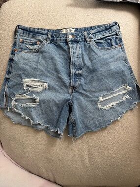 Free people denim shorts